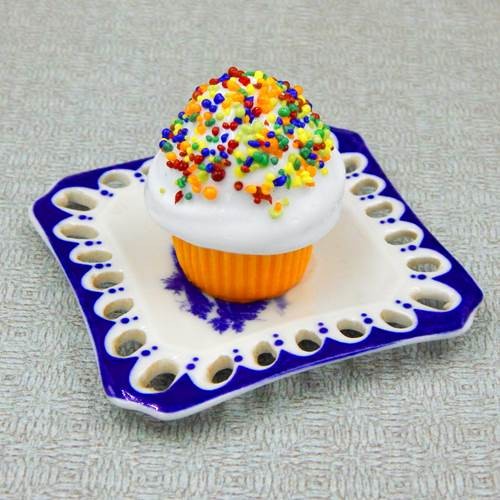 HG-208 Cupcake Bright Sprinkles Mini-Cupcake $59 at Hunter Wolff Gallery